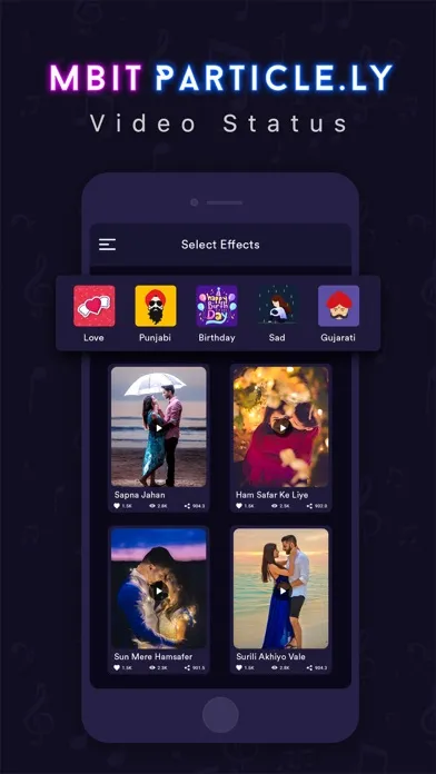 تصاویر Particle.ly
