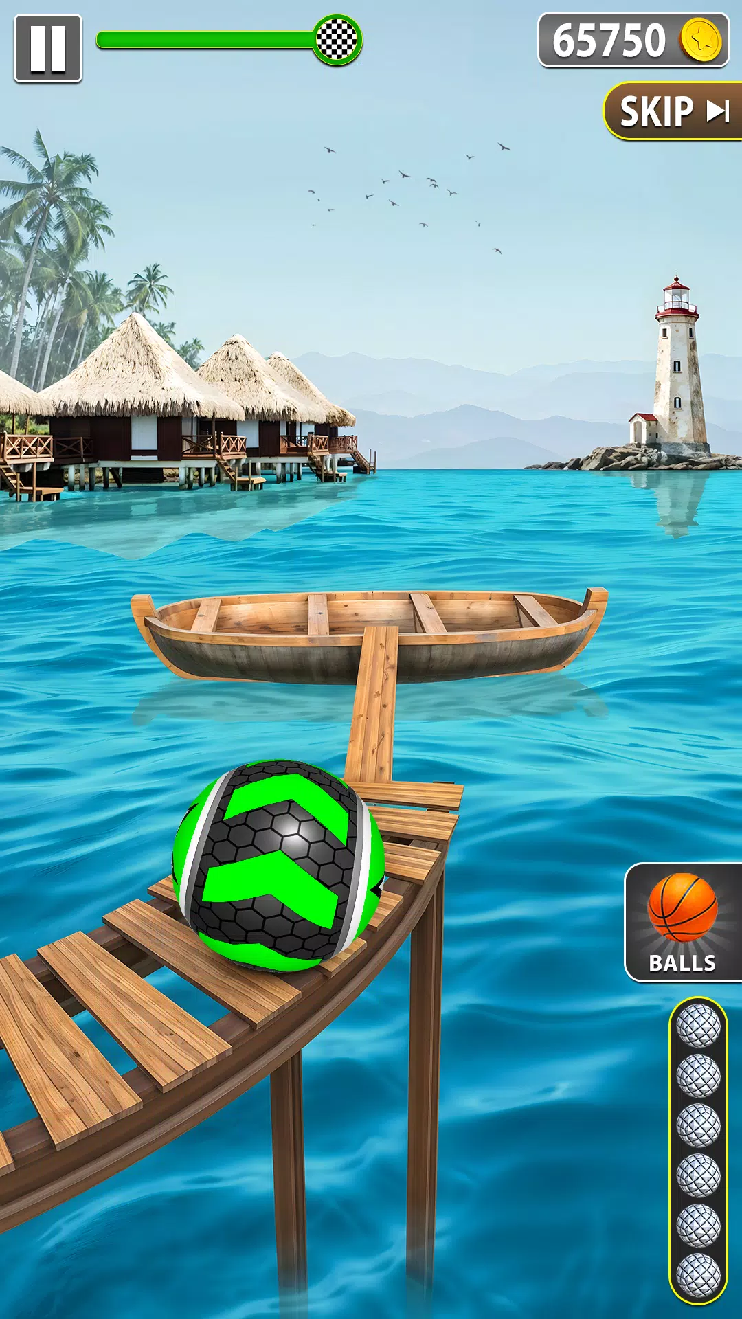 Rollance Sky Rolling Ball Game Screenshots