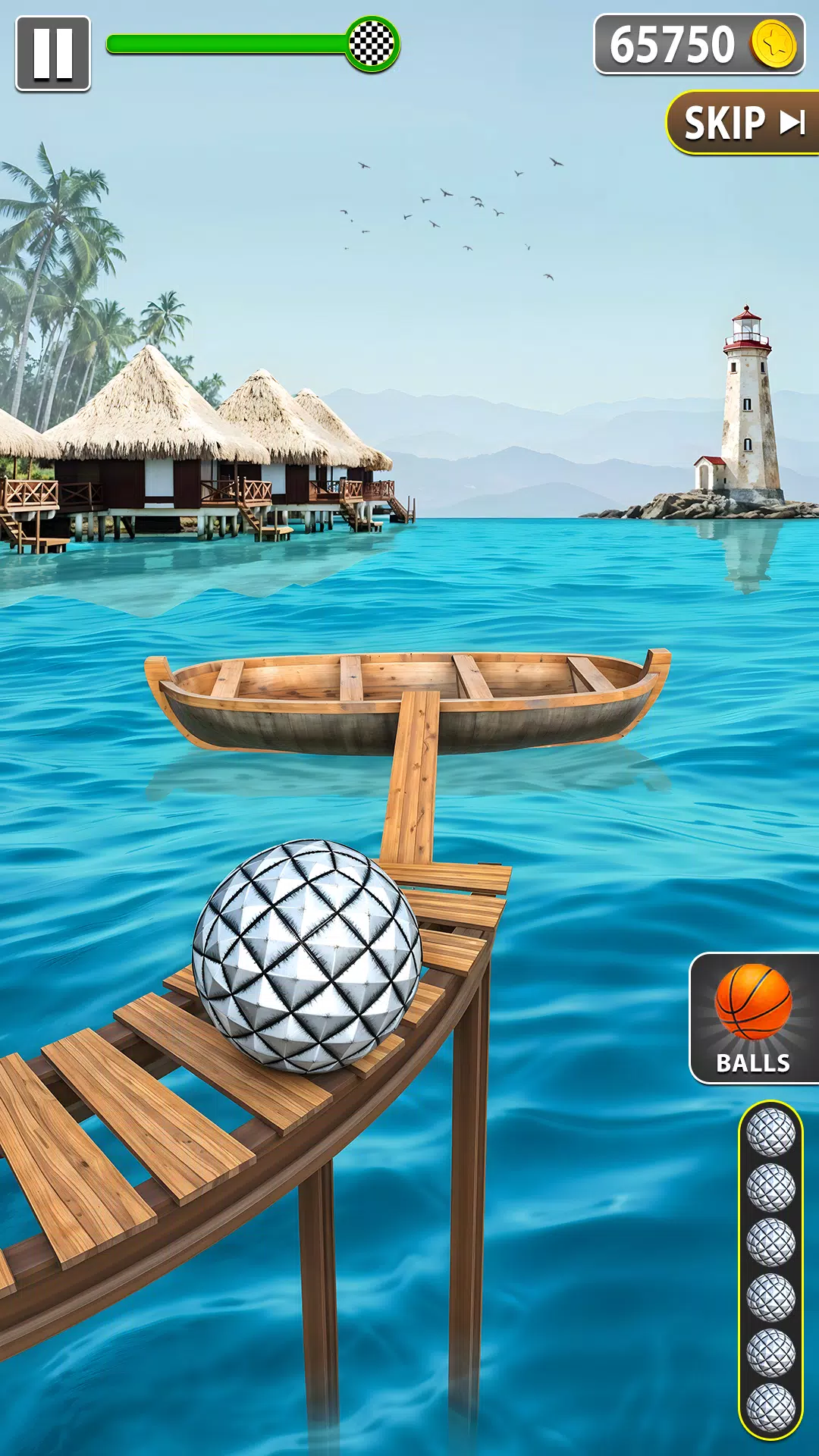 Rollance Sky Rolling Ball Game Screenshots