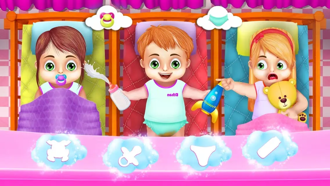 Triplet Baby Care House应用截图