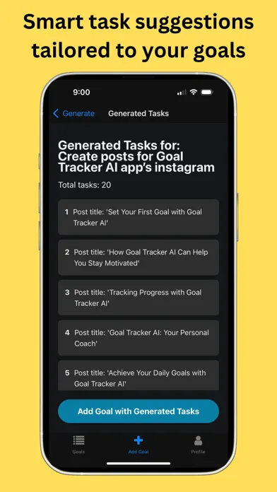 صور Goal Tracker - Aimly