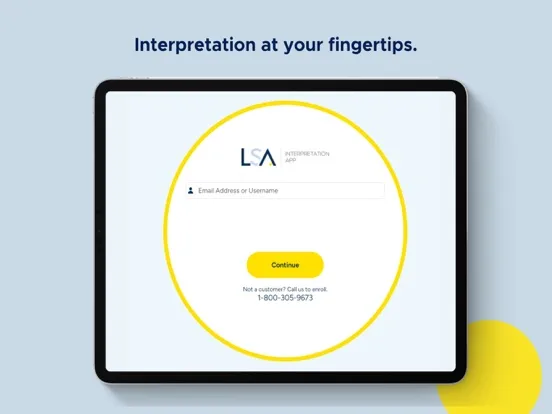 LSA Interpretation App iPad  سکرین شاٹس