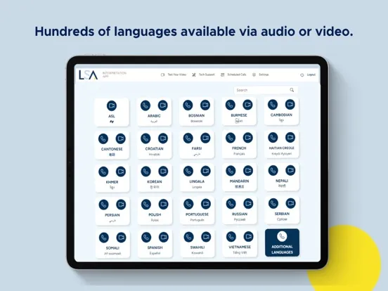 LSA Interpretation App iPad  سکرین شاٹس