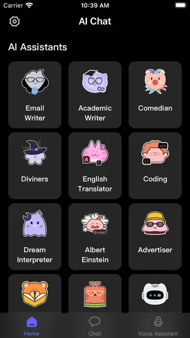 Capturas de tela do AI Chatbot: Open Chat
