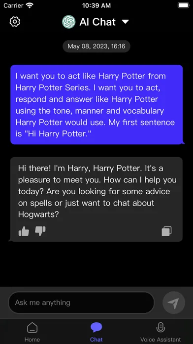 Capturas de tela do AI Chatbot: Open Chat
