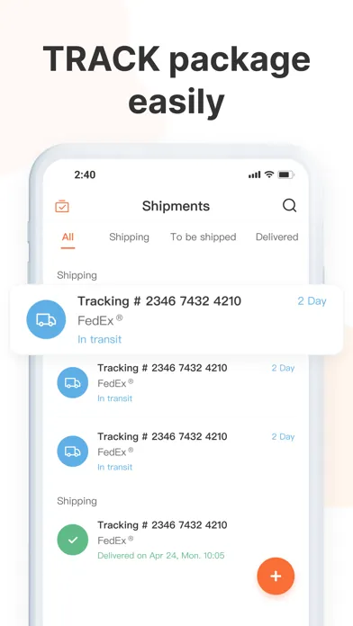 صور Package Delivery Tracker App