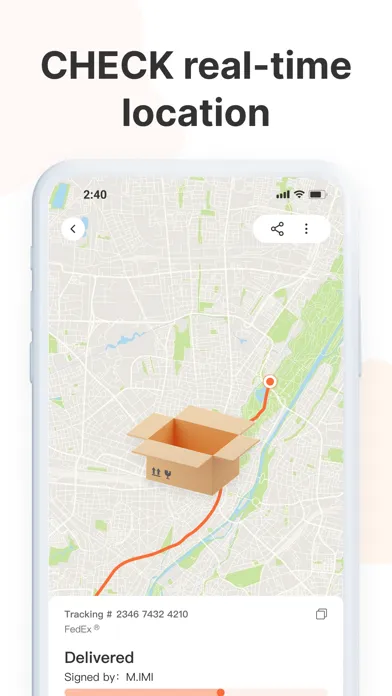 صور Package Delivery Tracker App