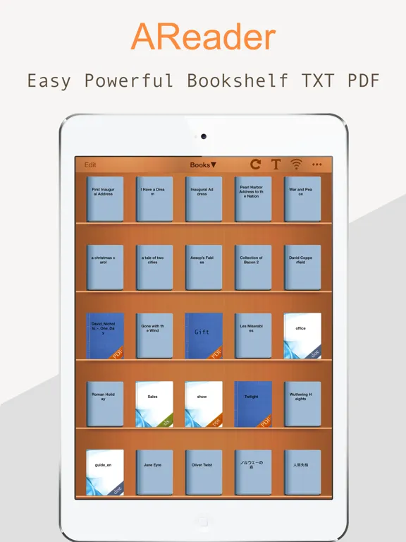 AReader-powerful easy to use iPad  Screenshots