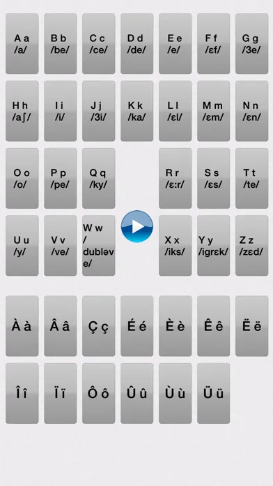 French Phonetic Alphabet Study Ekran Görüntüleri