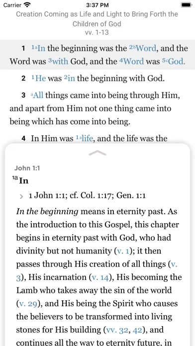 Capturas de tela do Holy Bible Recovery Version