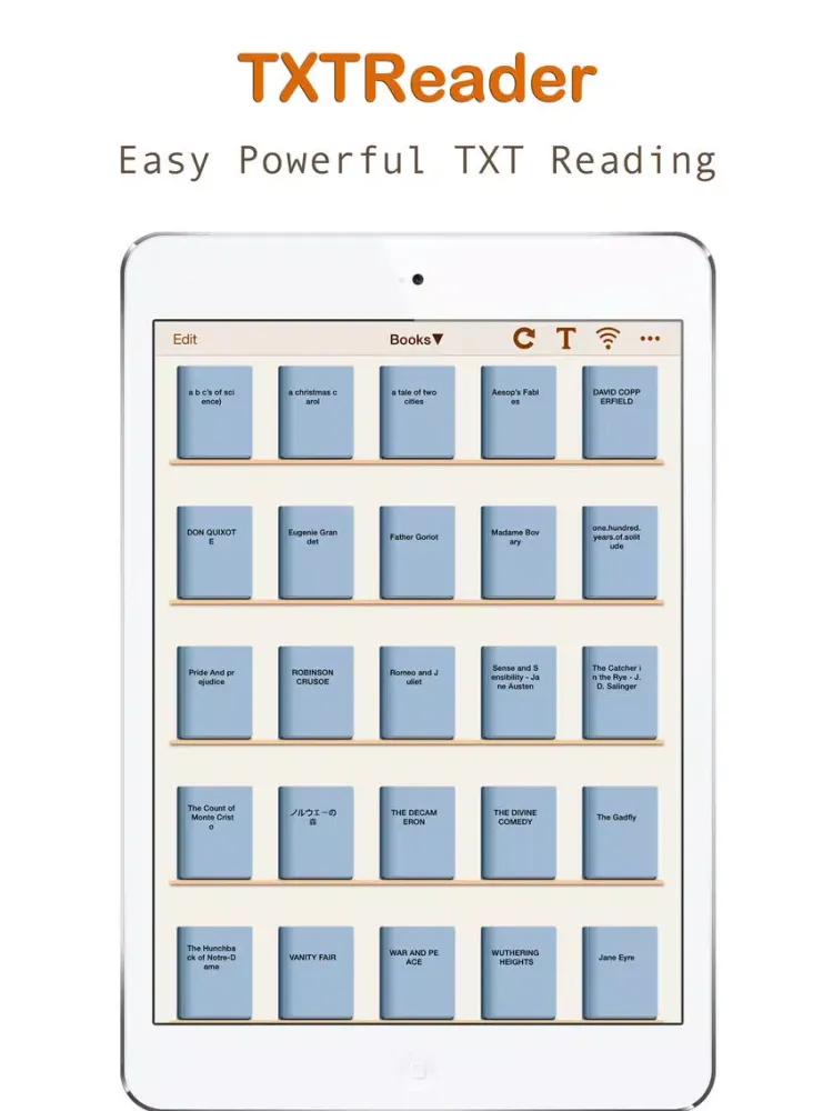 صور TxtReader-powerful easy to use iPad 