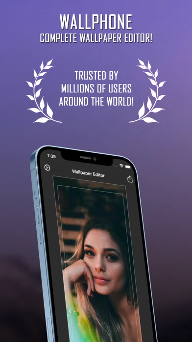 Zrzuty ekranu Wallphone: Wallpaper Editor