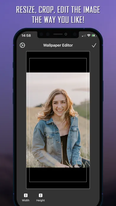Zrzuty ekranu Wallphone: Wallpaper Editor
