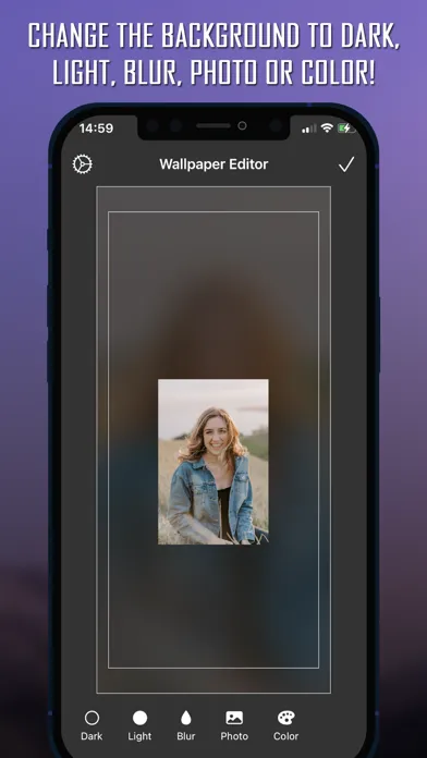Zrzuty ekranu Wallphone: Wallpaper Editor
