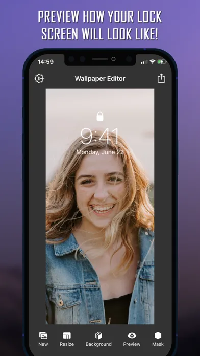 Zrzuty ekranu Wallphone: Wallpaper Editor