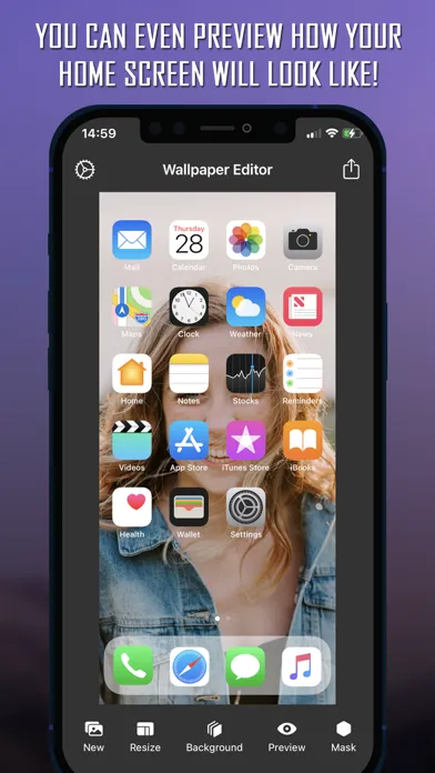 Zrzuty ekranu Wallphone: Wallpaper Editor