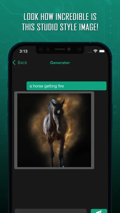 Captures d'écran de Genie AI: Chat Image Generator