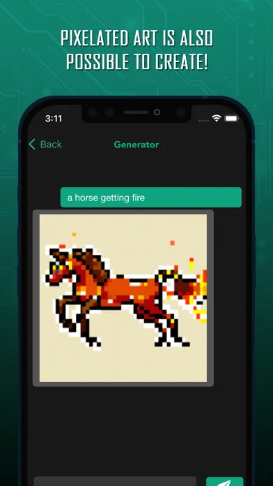 Captures d'écran de Genie AI: Chat Image Generator