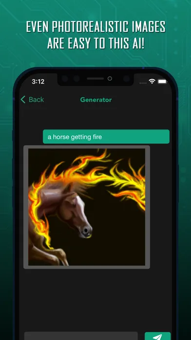 Captures d'écran de Genie AI: Chat Image Generator