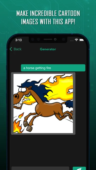 Captures d'écran de Genie AI: Chat Image Generator