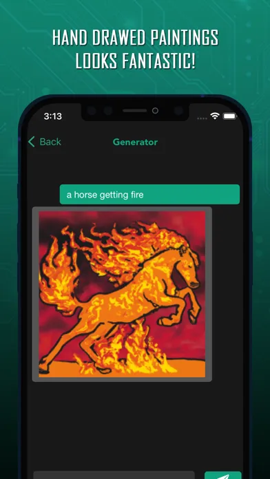 Captures d'écran de Genie AI: Chat Image Generator