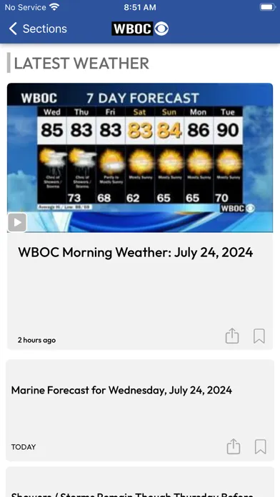 WBOC TV Delmarva’s News Leader Screenshots