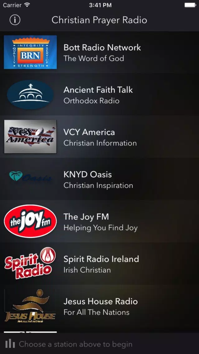 Скриншоты Infinite Radio Christian