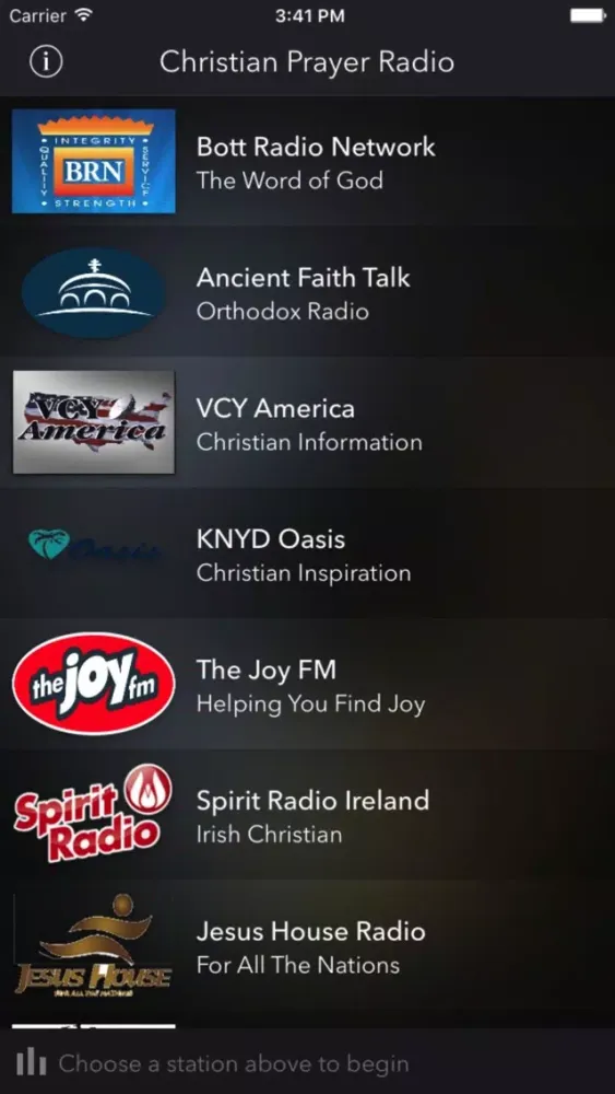 Infinite Radio Christian 스크린샷