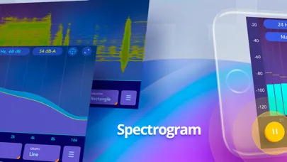 ภาพหน้าจอของ Audio spectrum analyzer EQ Rta