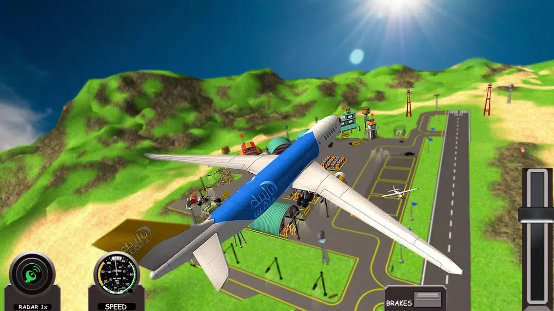 Airplane Flight-Simulator 3d スクリーンショット