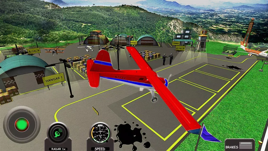 Airplane Flight-Simulator 3d スクリーンショット
