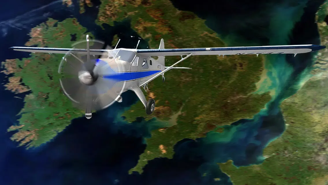 Airplane Flight-Simulator 3d スクリーンショット