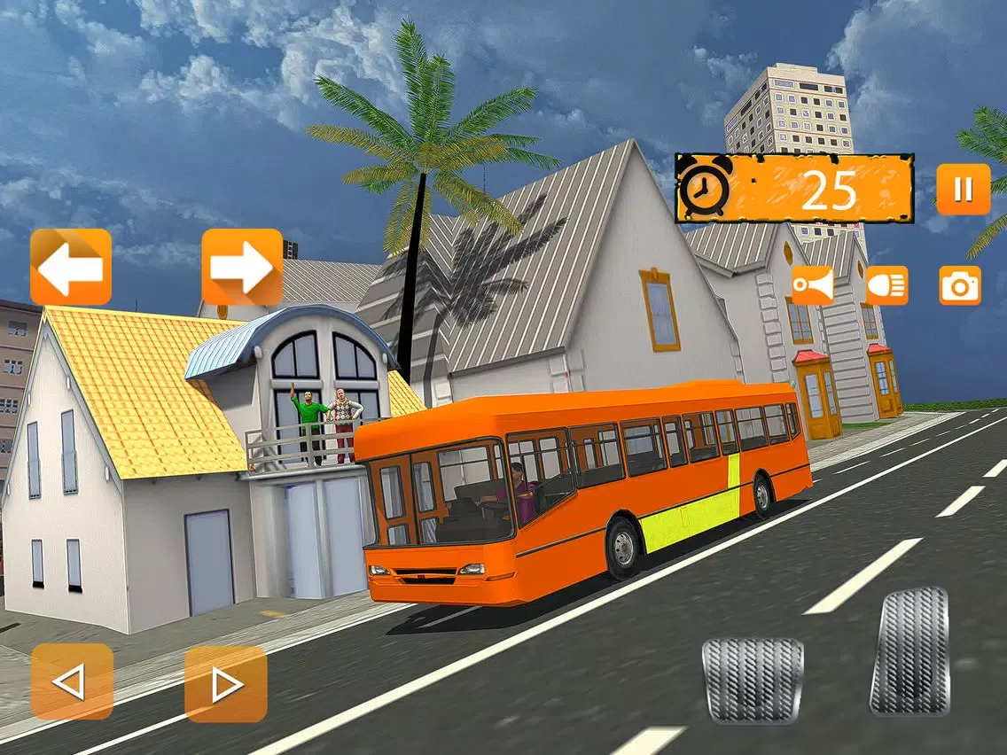 Pro City Coach Bus Driving Sim iPad  سکرین شاٹس