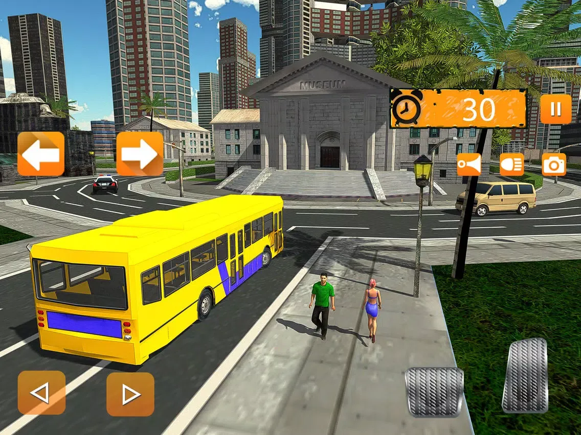 Pro City Coach Bus Driving Sim iPad  سکرین شاٹس