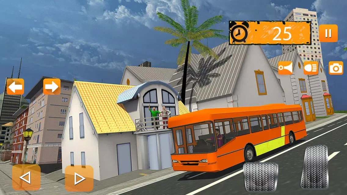 Pro City Coach Bus Driving Sim سکرین شاٹس