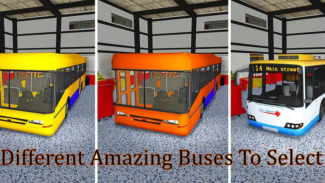 Pro City Coach Bus Driving Sim سکرین شاٹس