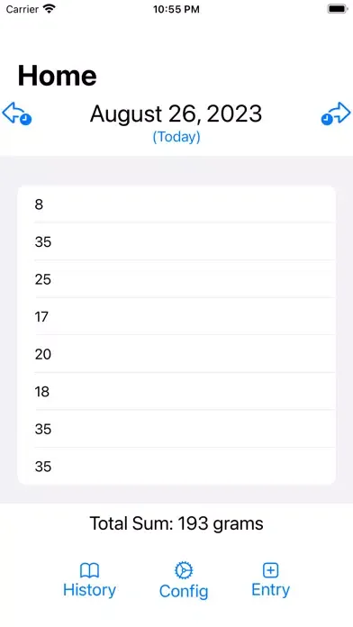 Protein Tracker - For Health Screenshots