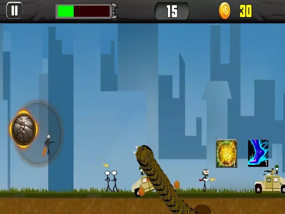Worm destruction iPad  Screenshots