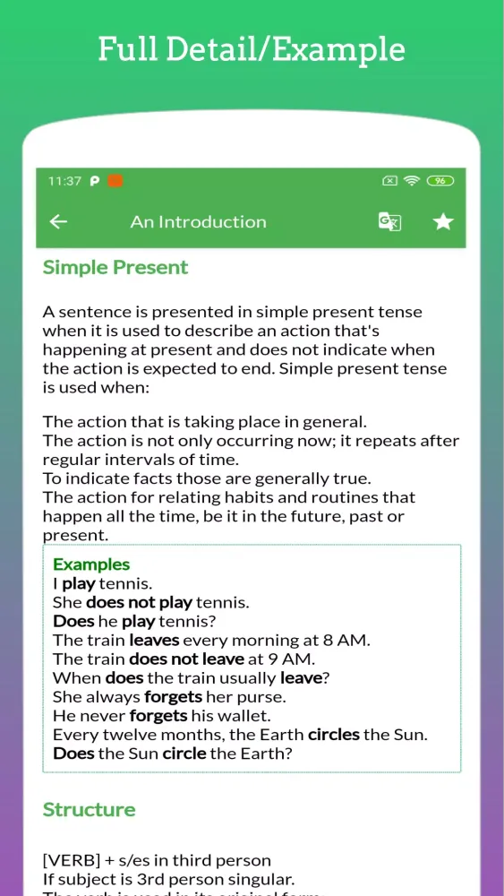 تصاویر English Tenses Practice