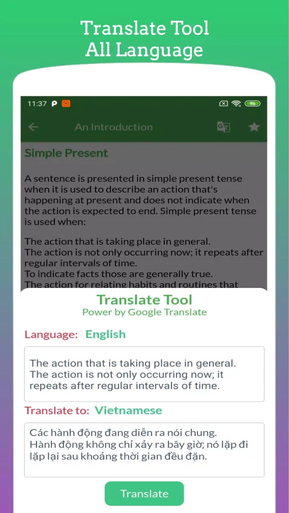 تصاویر English Tenses Practice