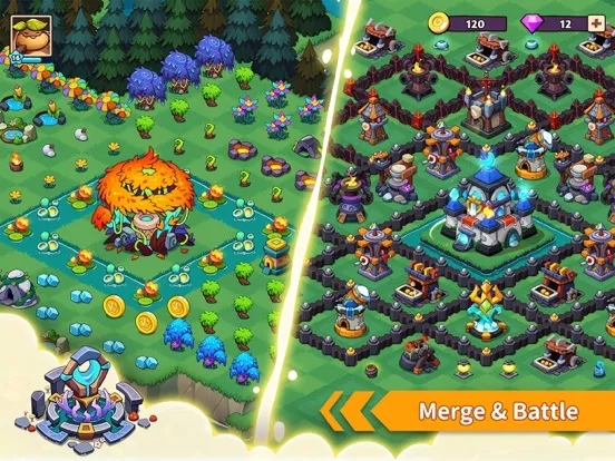 Merge Beans iPad  스크린샷