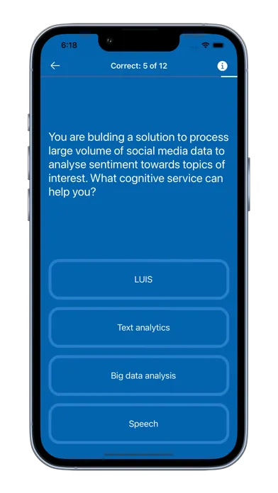 Azure AI Fundamentals Quiz Screenshots