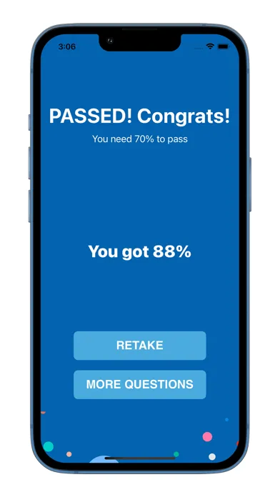 Captures d'écran de Azure DP-900 Exam Practice