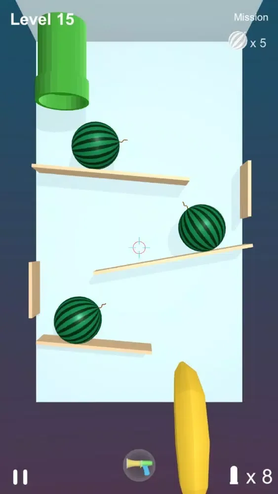 Capturas de tela do Fruits Shooter Pro