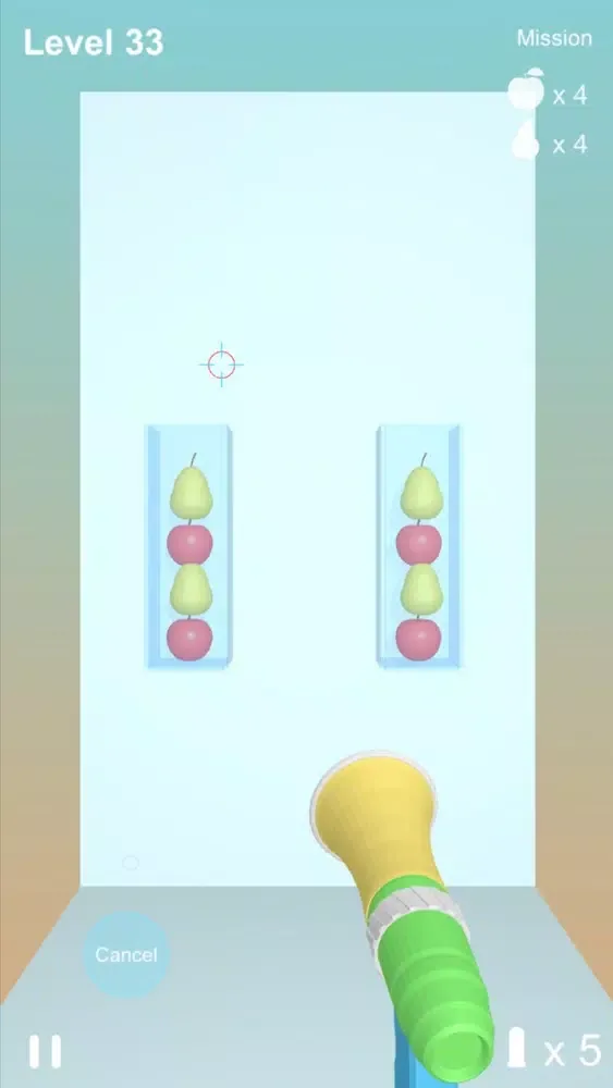 Capturas de tela do Fruits Shooter Pro