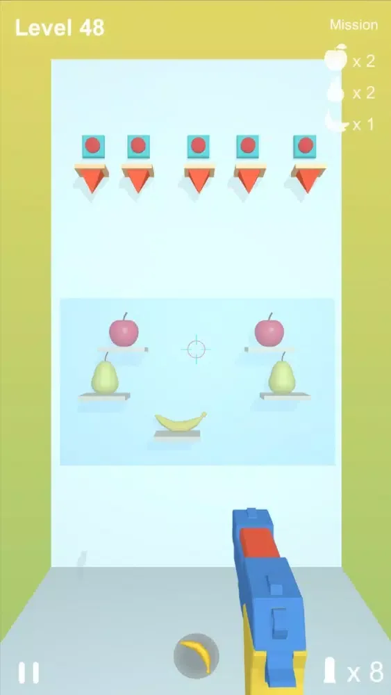 Capturas de tela do Fruits Shooter Pro