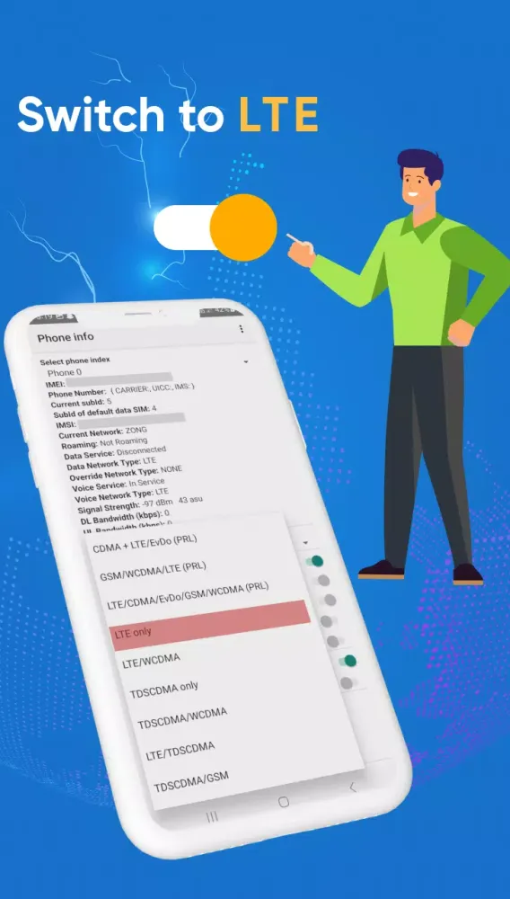 5g LTE Network Screenshots