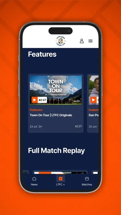 Capturas de tela do Luton Town FC