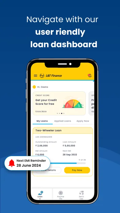 L&T Finance PLANET - Loan App Screenshots