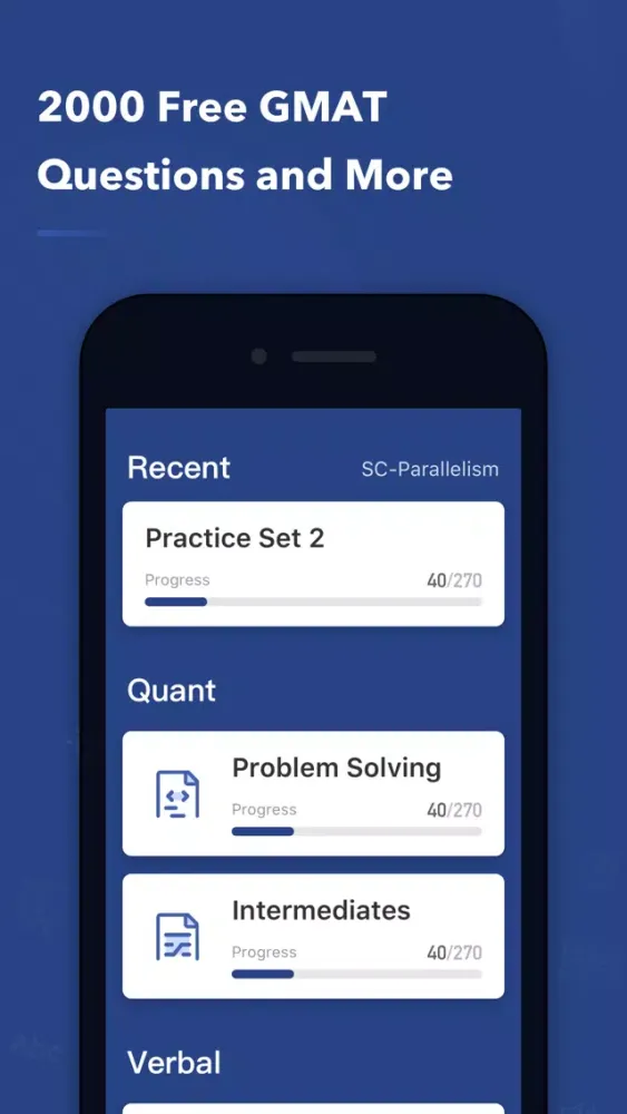 Tangkapan skrin GMAT Prep by Ready4
